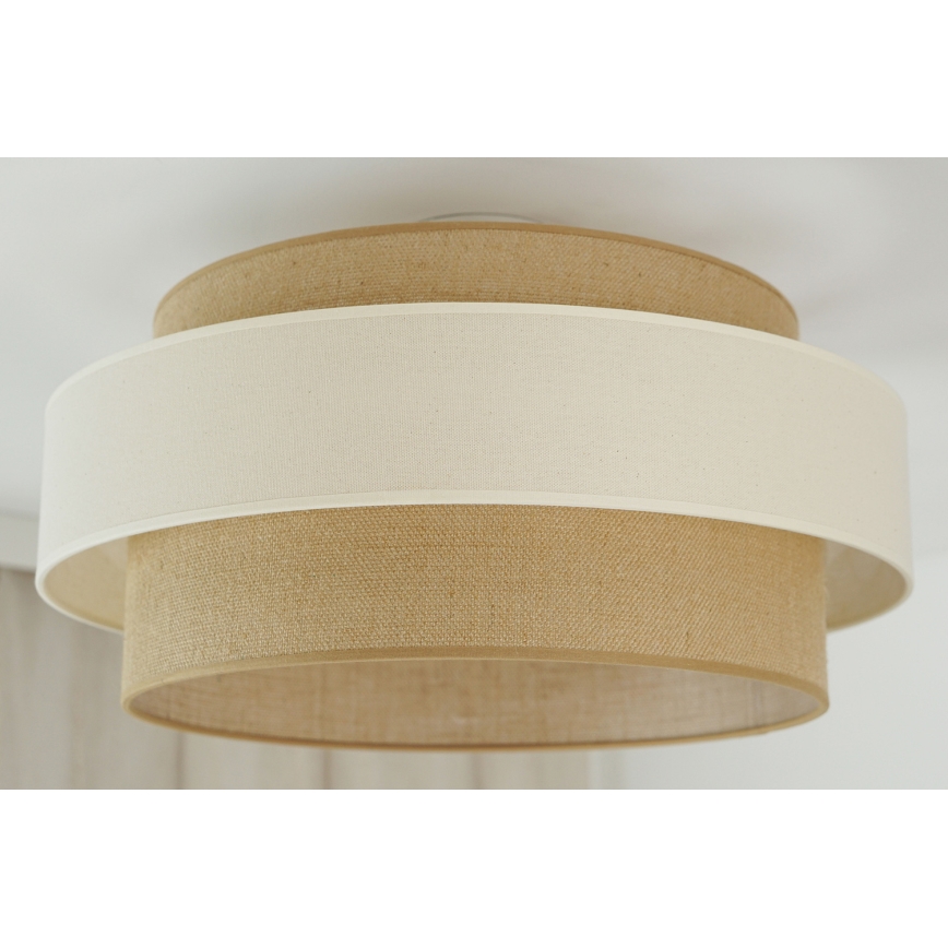 Brilagi - Přisazený lustr SPACE LIGHT 1xE27/15W/230V pr. 50 cm béžová/krémová