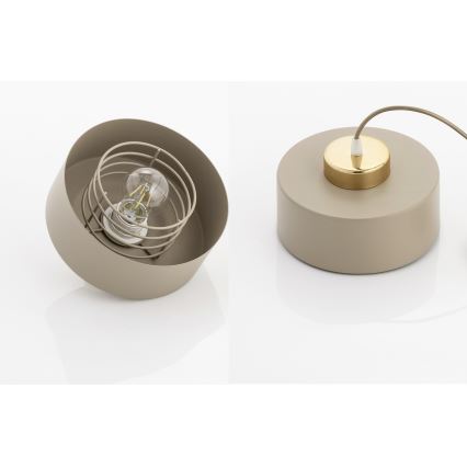 Brilagi - Přisazený lustr SPRING 1xE27/60W/230V béžová/zlatá