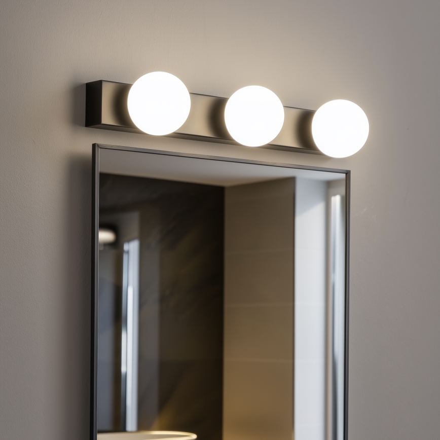 BRILAGI - SADA 2x LED Koupelnové nástěnné svítidlo HOLLYWOOD 3xLED/3W/230V 39 cm IP44 černá
