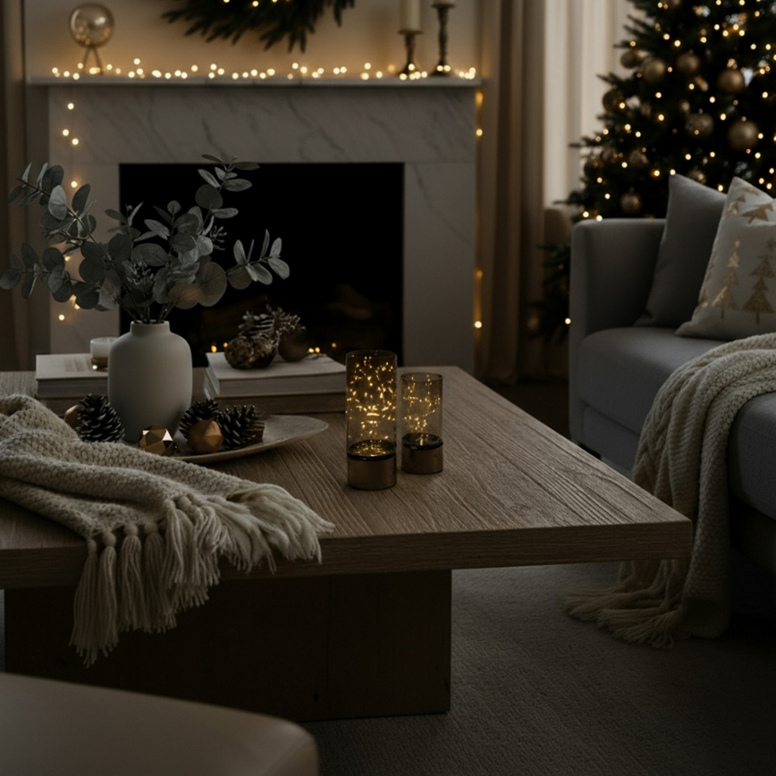 Brilagi - SADA 2x LED Vánoční dekorace LED/3xAA + 2xAA