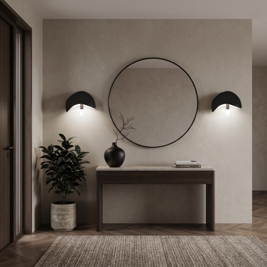 Brilagi - SADA 2x Nástěnné svítidlo WABI SABI 1xE14/40W/230V černá