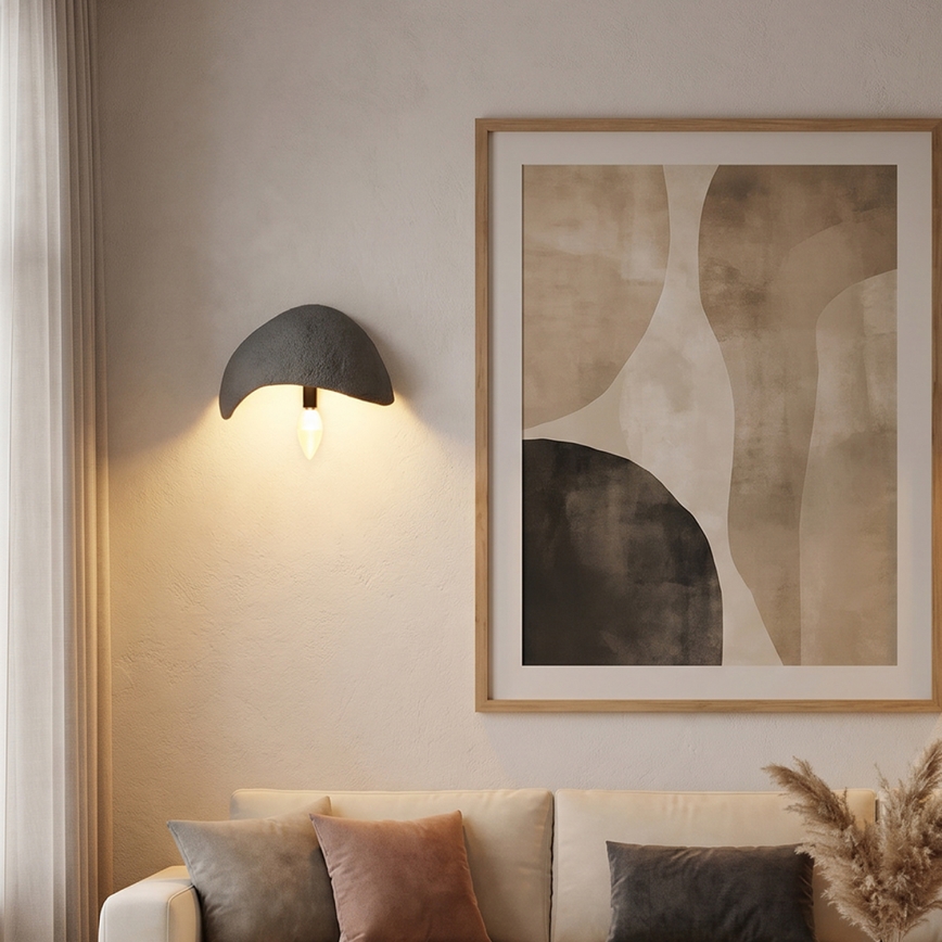 Brilagi - SADA 2x Nástěnné svítidlo WABI SABI 1xE14/40W/230V šedá