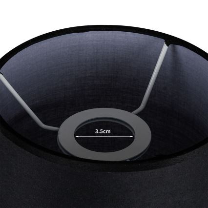 Brilagi - Stínidlo ke stolní lampě TABLON E27 pr. 14 cm černá