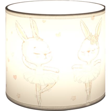 Brilagi - Stínidlo univerzální BOBO E27 pr. 15 cm bílá/králíčci