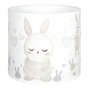Brilagi - Stínidlo univerzální BOBO E27 pr. 15 cm bílá/králíčci