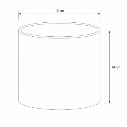 Brilagi - Stínidlo univerzální BOBO E27 pr. 15 cm bílá/růžová/víly