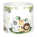 Brilagi - Stínidlo univerzální BOBO E27 pr. 15 cm bílá/zelená/džungle