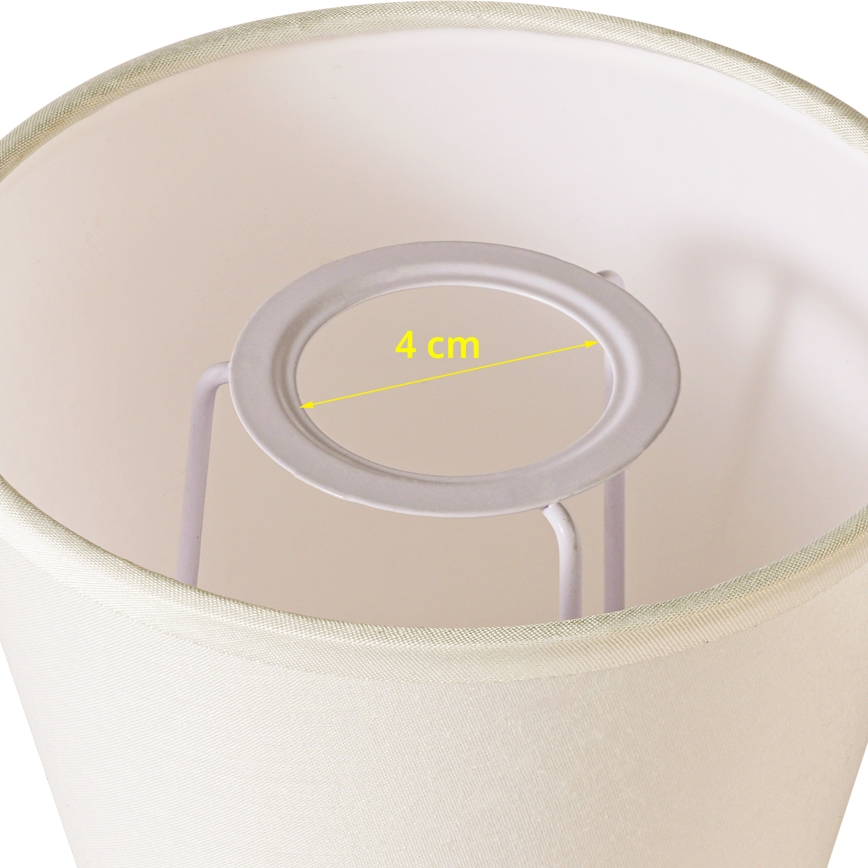 Brilagi - Stínidlo univerzální NUBILA E27 13x9 cm krémová