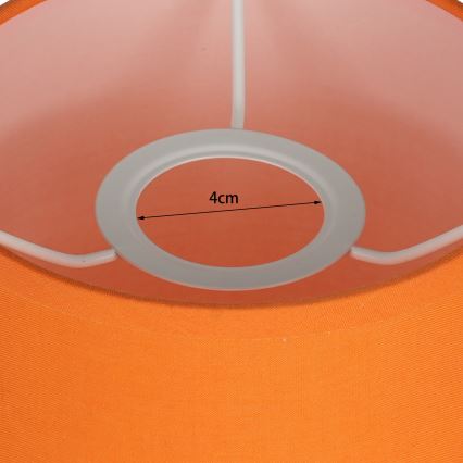 Brilagi - Stínidlo univerzální NUBILA E27 15,5x14 cm oranžová