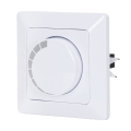 BRILAGI - Stmívač otočný s rámečkem 110W/230V bílá