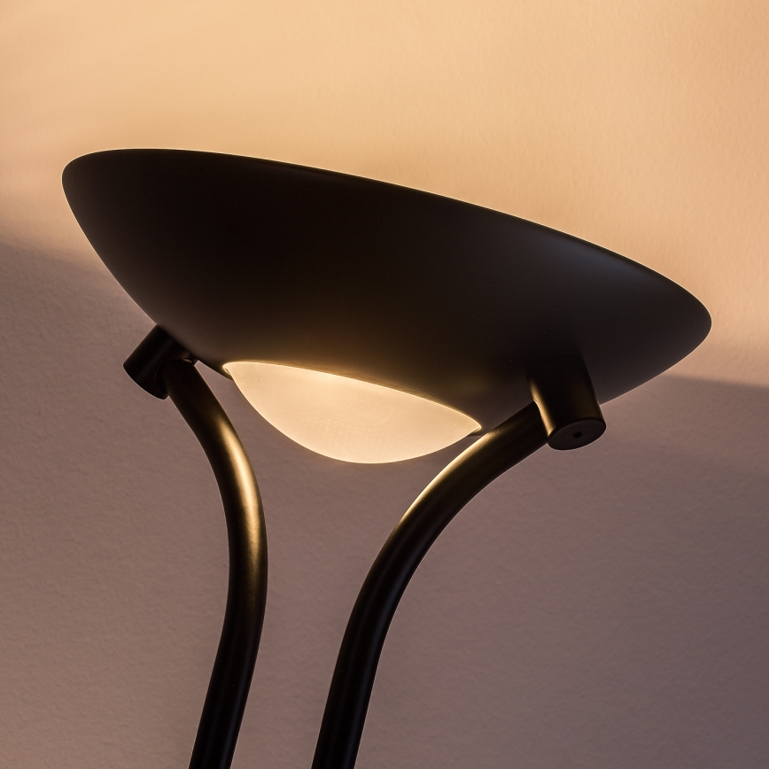 Brilagi - Stmívatelná stojací lampa SCARLETT 1xR7s/230W/230V + 1xG9/40W černá