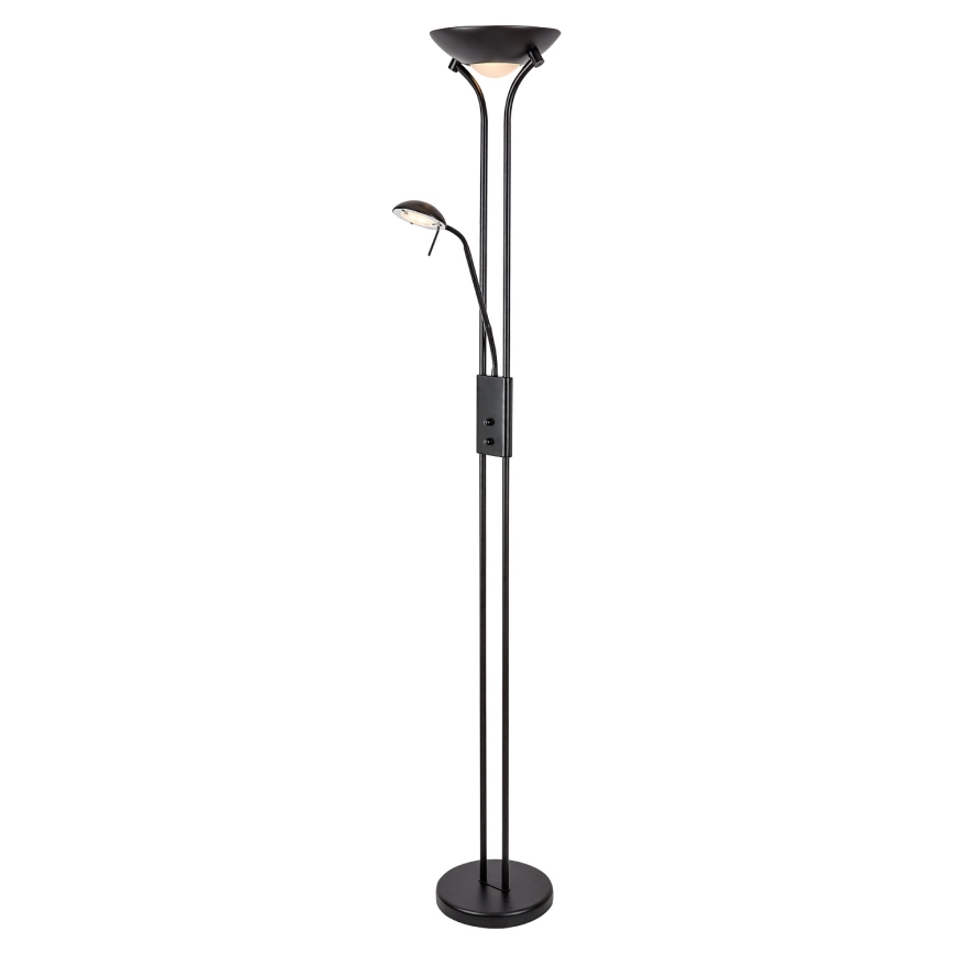 Brilagi - Stmívatelná stojací lampa SCARLETT 1xR7s/230W/230V + 1xG9/40W černá