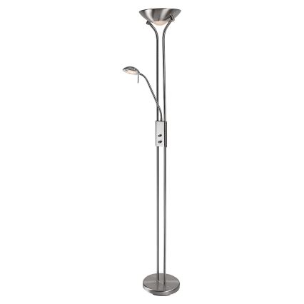 Brilagi - Stmívatelná stojací lampa SCARLETT 1xR7s/230W/230V + 1xG9/40W matný chrom
