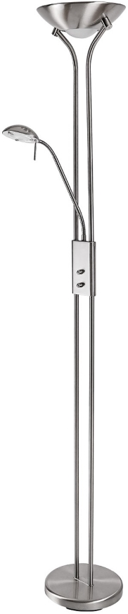 Brilagi - Stmívatelná stojací lampa SCARLETT 1xR7s/230W/230V + 1xG9/40W matný chrom