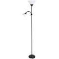 Brilagi - Stojací lampa ARIANA 1xE27/100W/230V + 1xE14/25W černá