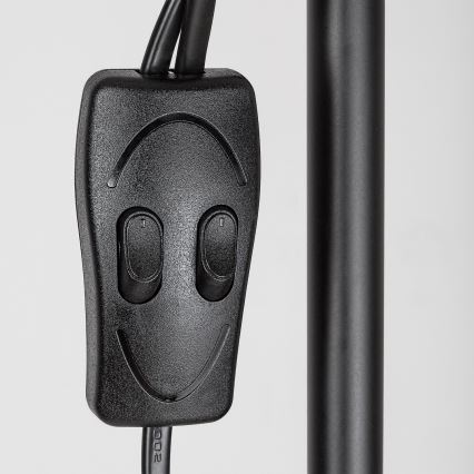 Brilagi - Stojací lampa ARIANA 1xE27/100W/230V + 1xE14/25W černá