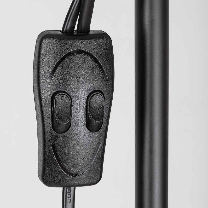 Brilagi - Stojací lampa ARIANA 1xE27/100W/230V + 1xE14/25W černá