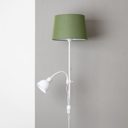 Brilagi - Stojací lampa CERIA 1xE27/100W/230V + 1xE14/25W bílá/zelená
