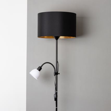 Brilagi - Stojací lampa CERIA 1xE27/100W/230V + 1xE14/25W černá