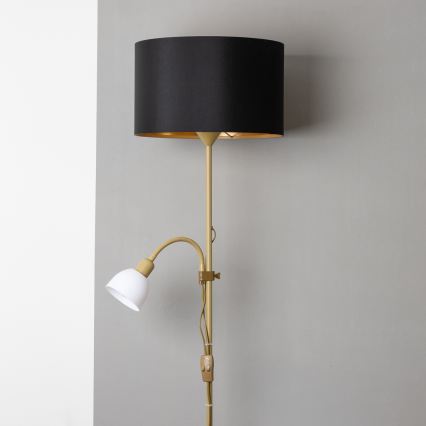Brilagi - Stojací lampa CERIA 2v1 1xE27/100W/230V + 1xE14/25W zlatá/černá