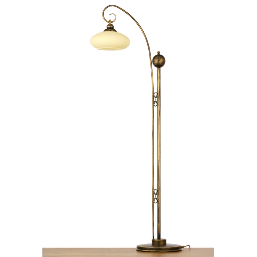 Brilagi - Stojací lampa MOLLERO 1xE27/15W/230V bronz/patina