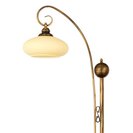 Brilagi - Stojací lampa MOLLERO 1xE27/15W/230V bronz/patina