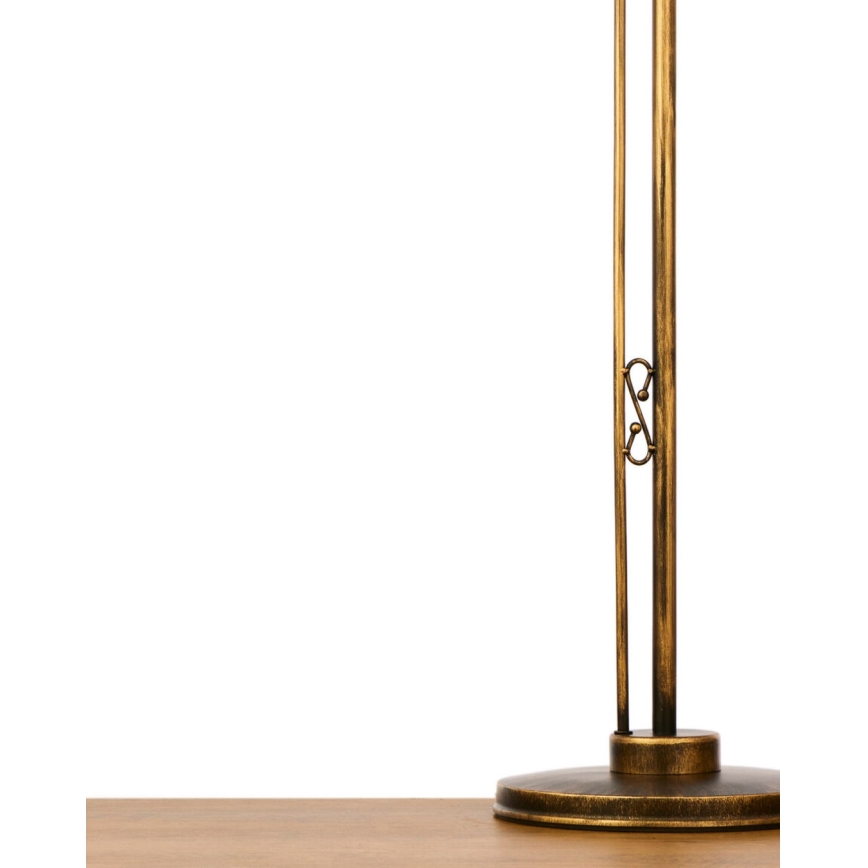 Brilagi - Stojací lampa MOLLERO 1xE27/15W/230V bronz/patina
