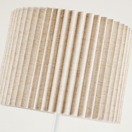 Brilagi - Stojací lampa NORDIC WAVE 1xE27/15W/230V len/bílá