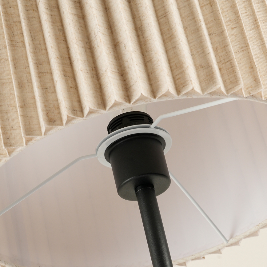 Brilagi - Stojací lampa NORDIC WAVE 1xE27/15W/230V len/černá