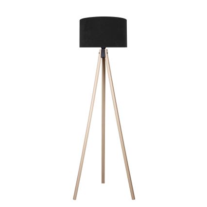 Brilagi - Stojací lampa VELVET 1xE27/60W/230V béžová/černá