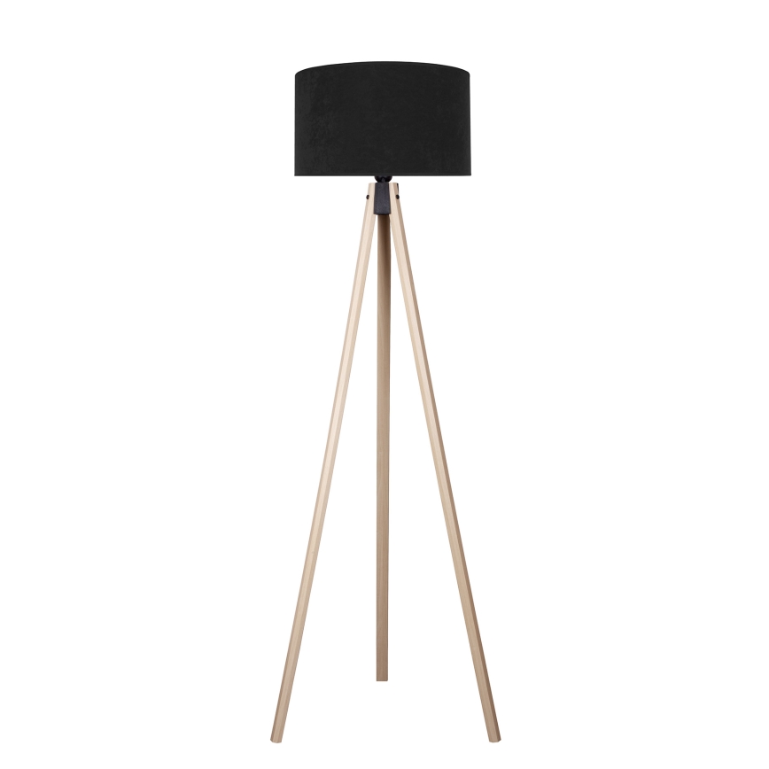 Brilagi - Stojací lampa VELVET 1xE27/60W/230V béžová/černá