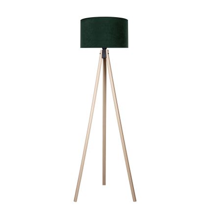 Brilagi - Stojací lampa VELVET 1xE27/60W/230V béžová/zelená