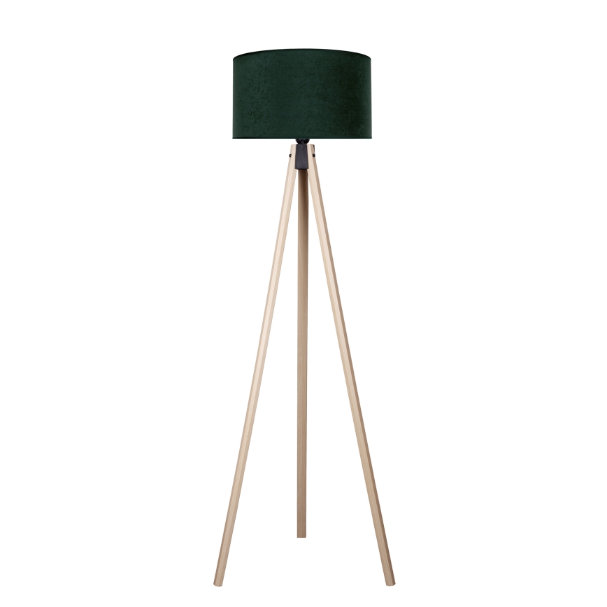Brilagi - Stojací lampa VELVET 1xE27/60W/230V béžová/zelená