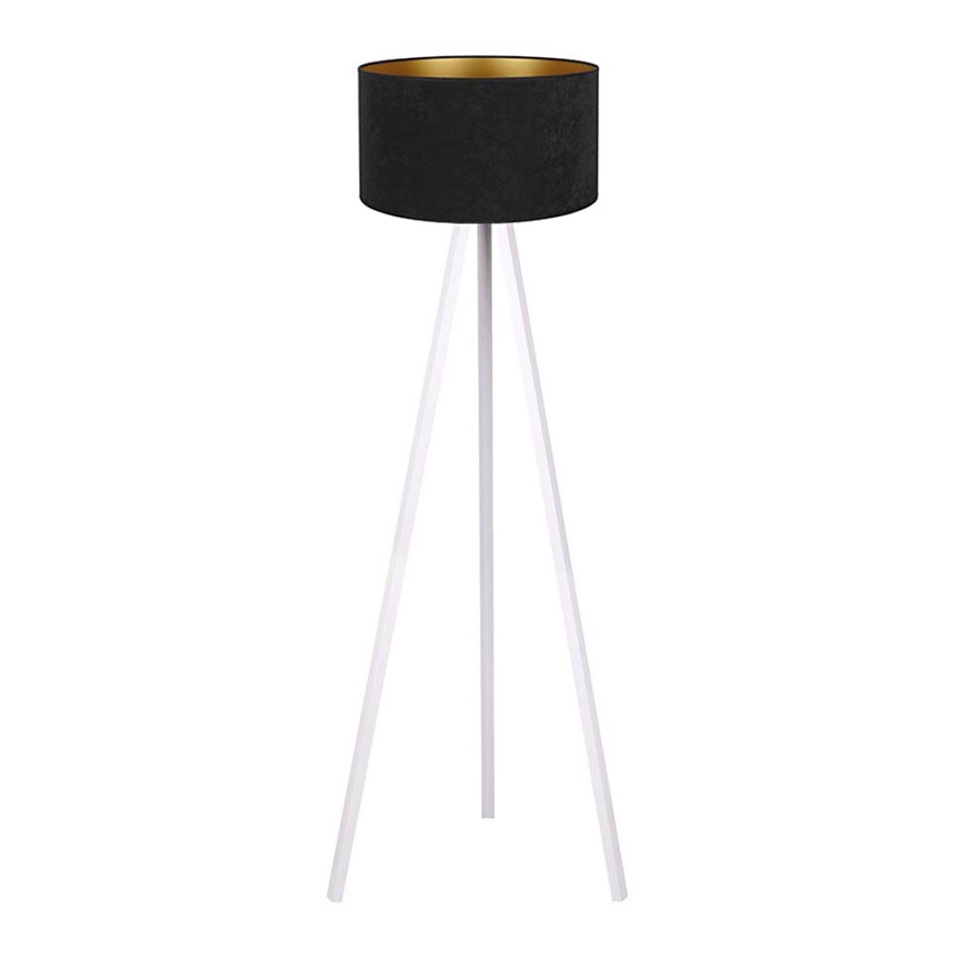 Brilagi - Stojací lampa VELVET 1xE27/60W/230V bílá/černá