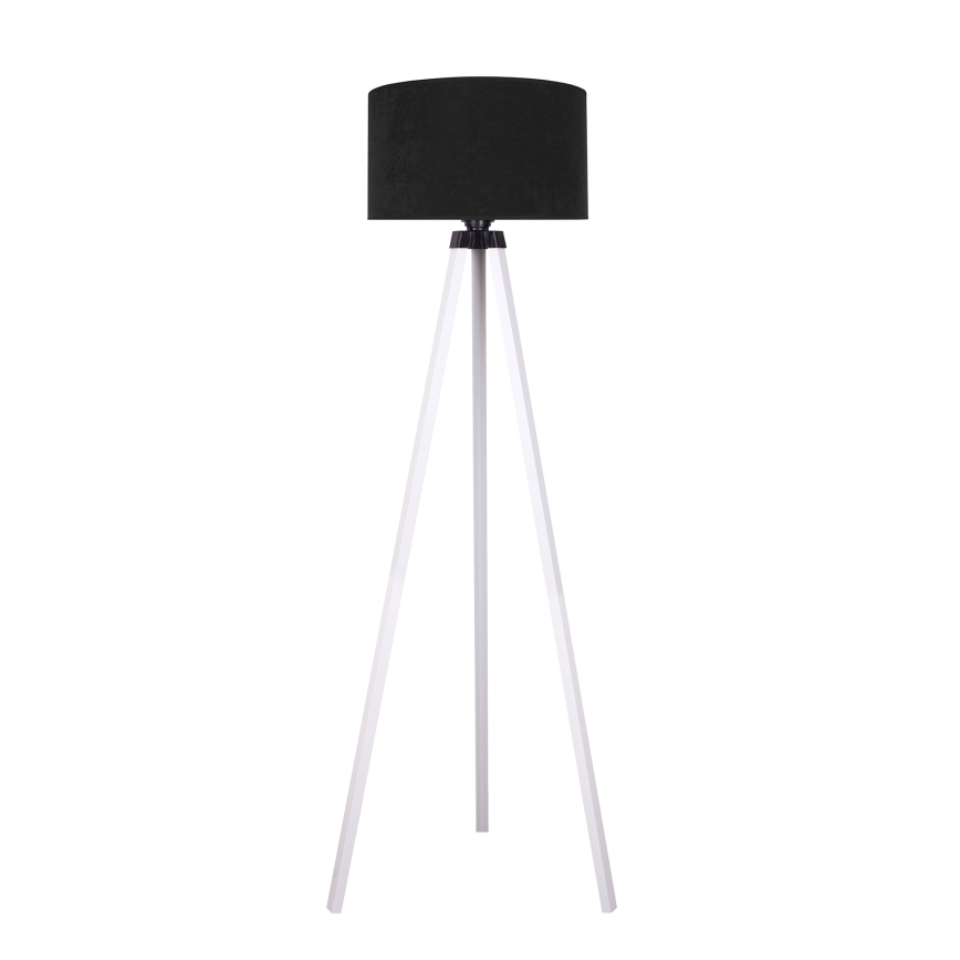 Brilagi - Stojací lampa VELVET 1xE27/60W/230V bílá/černá