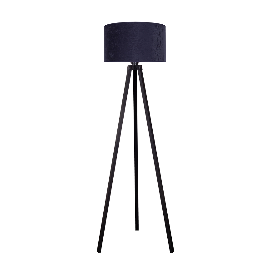 Brilagi - Stojací lampa VELVET 1xE27/60W/230V wenge/modrá