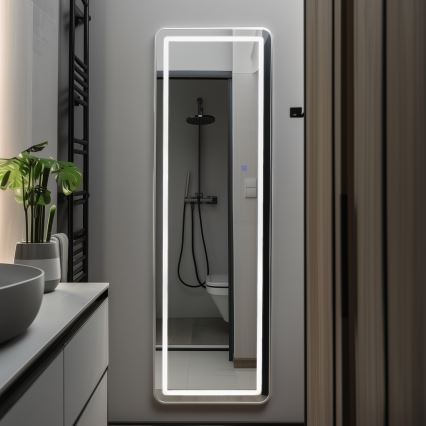 Brilagi - Stojací zrcadlo BELLEZA LED/42W/230V 160x50 cm IP44 CRI 90 stmívatelné + CCT
