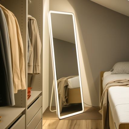Brilagi - Stojací zrcadlo ELEGANZA LED/42W/230V 160x50 cm IP44 CRI 90 stmívatelné + CCT
