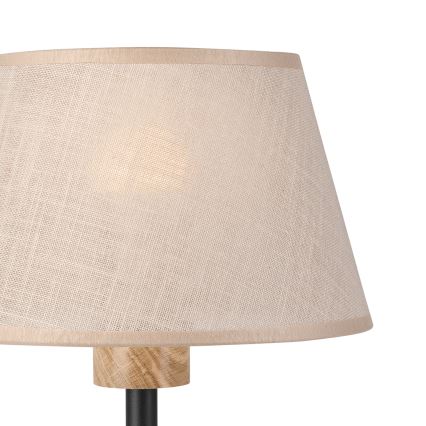 Brilagi - Stolní lampa ANTHONY 1xE27/60W/230V dub/béžová