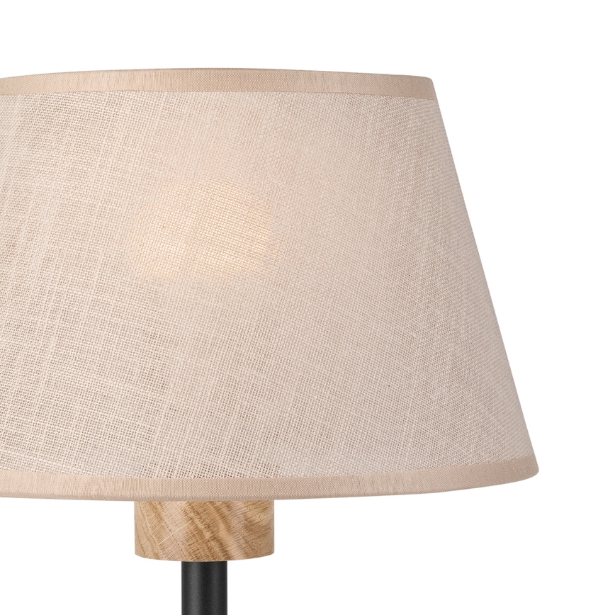 Brilagi - Stolní lampa ANTHONY 1xE27/60W/230V dub/béžová