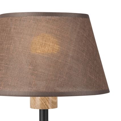 Brilagi - Stolní lampa ANTHONY 1xE27/60W/230V dub/hnědá