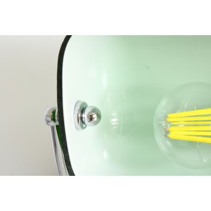Brilagi - Stolní lampa BANK OFFICE 1xE27/60W/230V černá/stříbrná/zelená