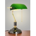 Brilagi - Stolní lampa BANK OFFICE 1xE27/60W/230V černá/zlatá/zelená