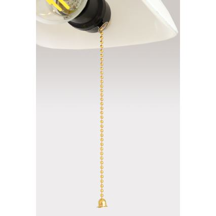 Brilagi - Stolní lampa BANK OFFICE 1xE27/60W/230V zlatá/bílá