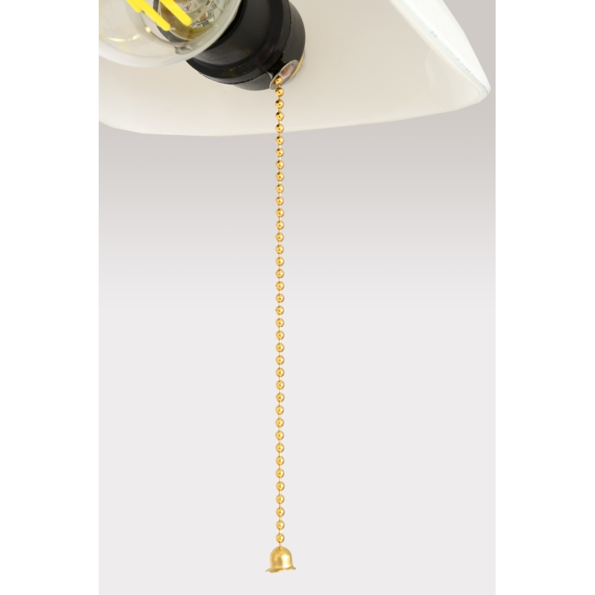 Brilagi - Stolní lampa BANK OFFICE 1xE27/60W/230V zlatá/bílá