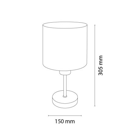 Brilagi - Dětská stolní lampa BOBO WOOD 1xE27/25W/230V dub/černá/bílá/modrá/medvídci
