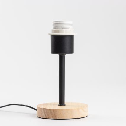 Brilagi - Dětská stolní lampa BOBO WOOD 1xE27/25W/230V dub/černá/krémová/králíčci