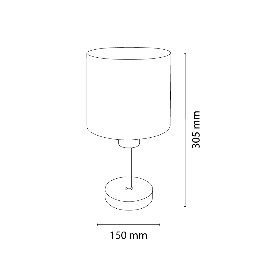 Brilagi - Dětská stolní lampa BOBO WOOD 1xE27/25W/230V dub/černá/krémová/králíčci