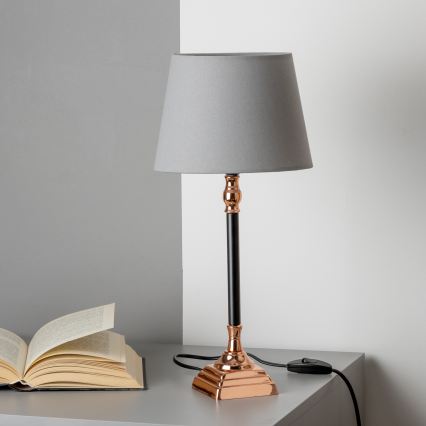 Brilagi - Stolní lampa CERIA 1xE14/40W/230V černá/měděná/šedá