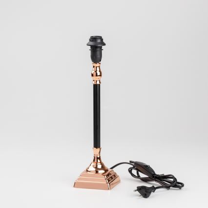 BRILAGI - Stolní lampa CERIA 1xE14/40W/230V pr. 20,5 cm černá/měděná/bílá
